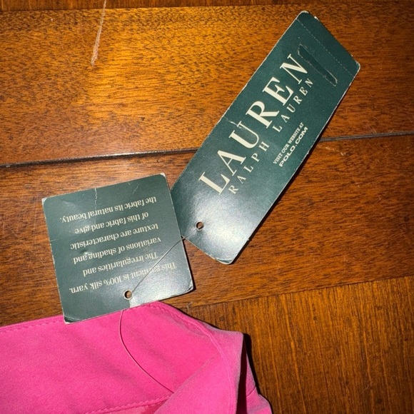 Lauren Ralph Lauren Pink Straight Leg Pants - Picture 8 of 12